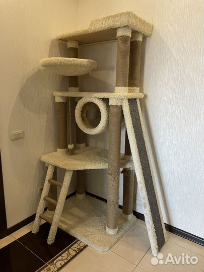 Когтеточка домик для кошки бу