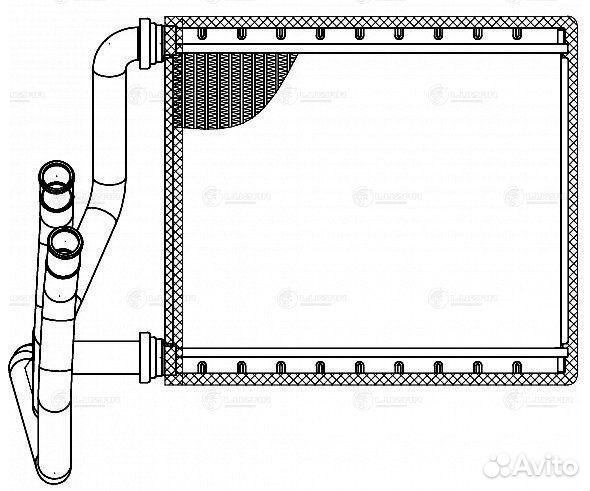 Радиатор отоп. для а/м Toyota Camry (XV40) (06) / (XV50) (11) (LRh 1918)