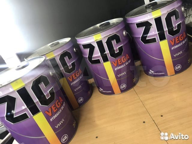Гидравлическое масло Zic Vega 68. 20л