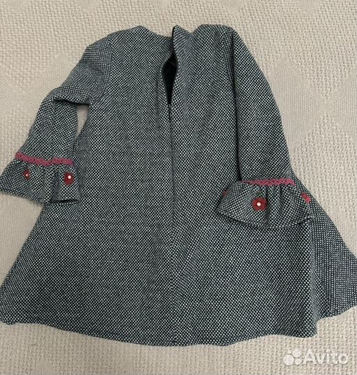 Платье теплое для девочки