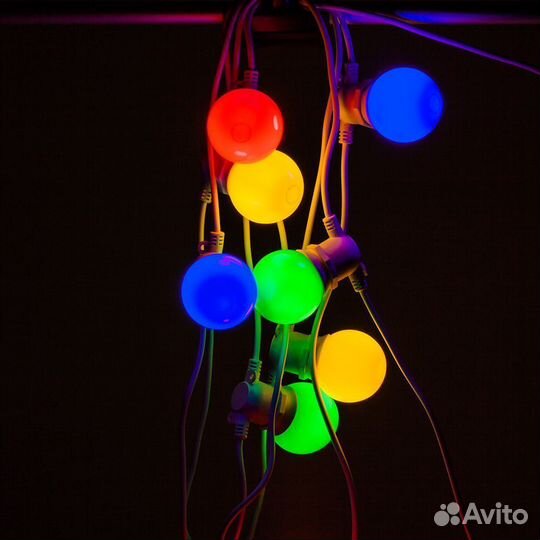 Лампа светодиодная LB-375 E27 3W зеленый 259