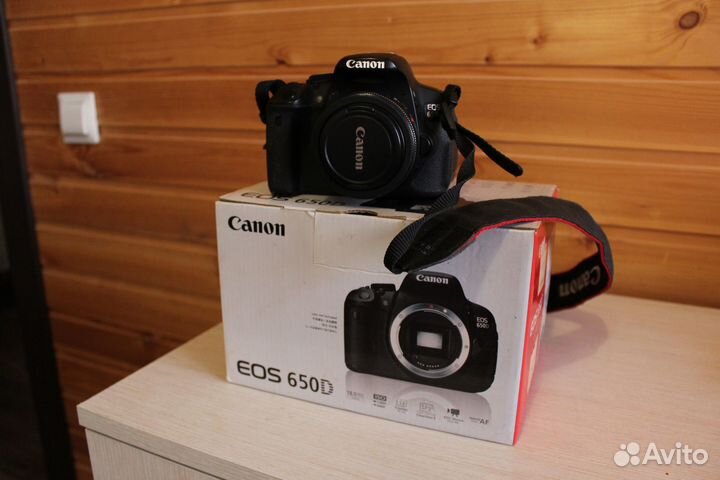 Фотоаппарат canon 650D. body+объектив отдельно