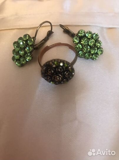 Серги с кольцом