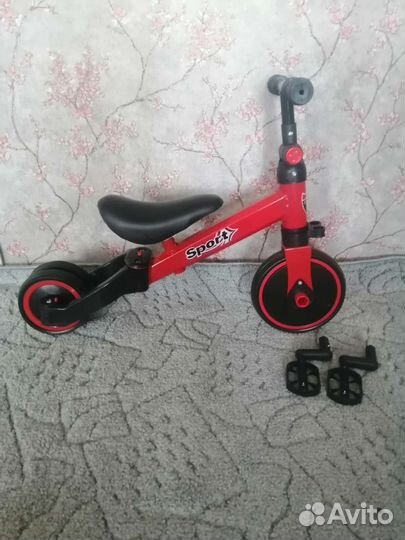 Беговел велосипед 2 в 1