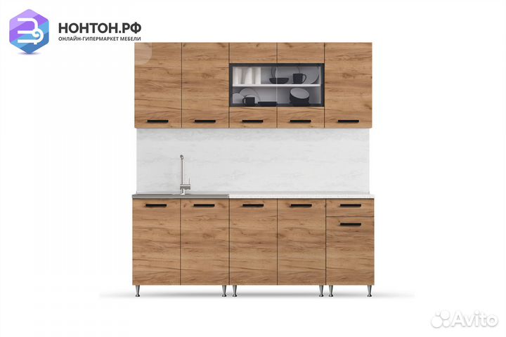 Кухня Рио 2.0 м дуб крафт