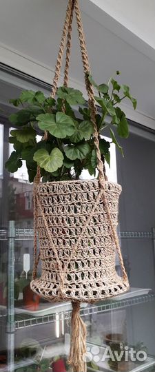 С бечевки, шпагата свяжу кашпо, коврики