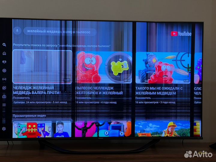 Телевизор hisense 55 битый