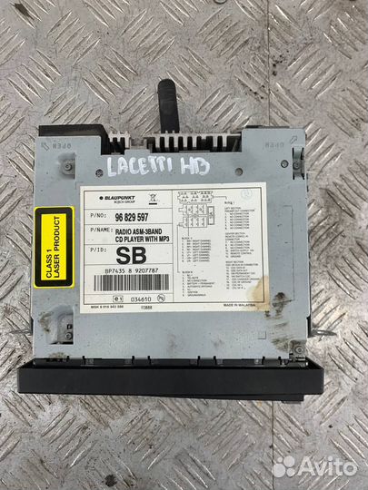 Магнитофон Шевроле Лачетти