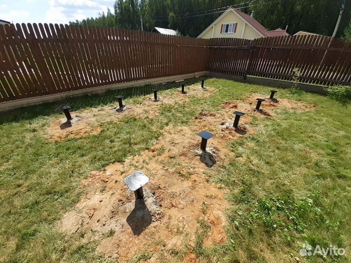 Фундамент винтовые сваи