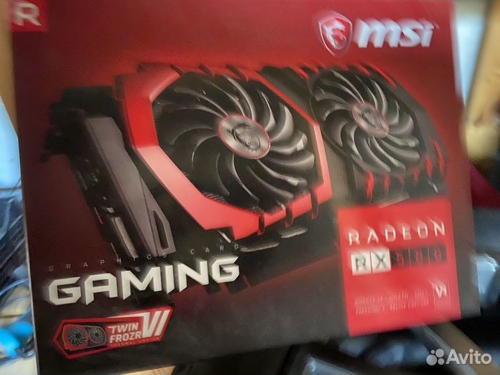 Видеокарта rx580 8gb MSI