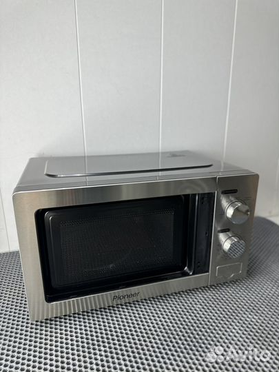 Микроволновая печь Pioneer новая хром черная