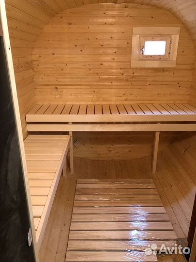 Баня бочка квадро 6 м Камешково
