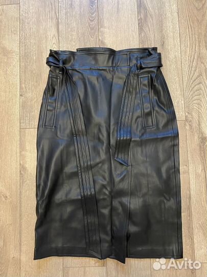 Кожаная юбка lime l