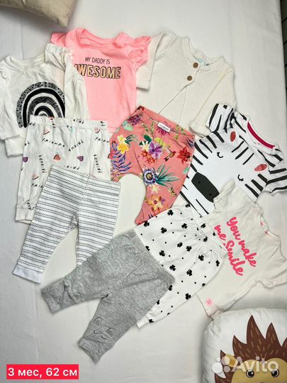 Пакет одежды на девочку 56-62
