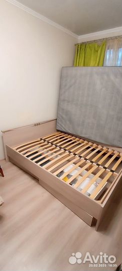 Кровать IKEA 160 200 бу с матрасом