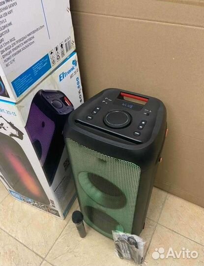 Мощная беспроводная блютуз колонка