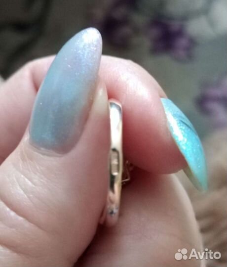 Позолоченное кольцо новое