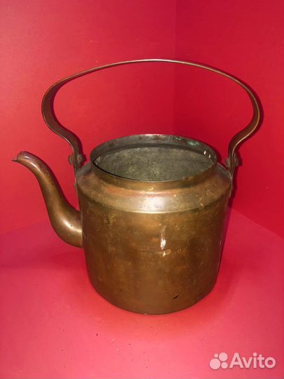 Латунный походный чайник