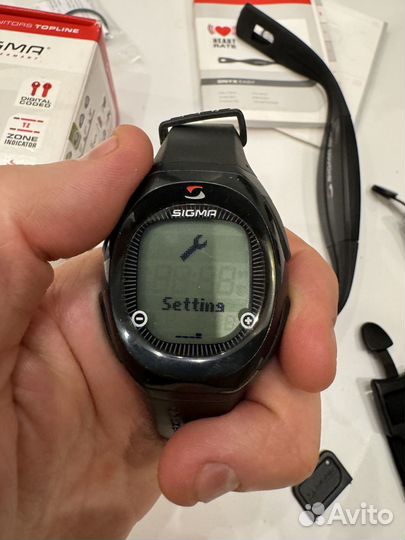 Пульсометр Sigma Onyx Easy часы спортивные