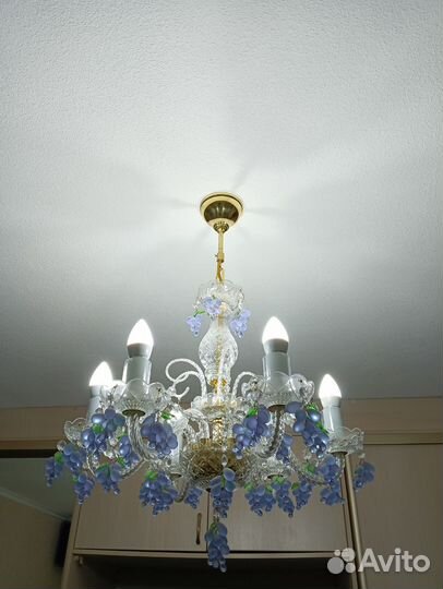 Люстра хрустальная богемия Чехия