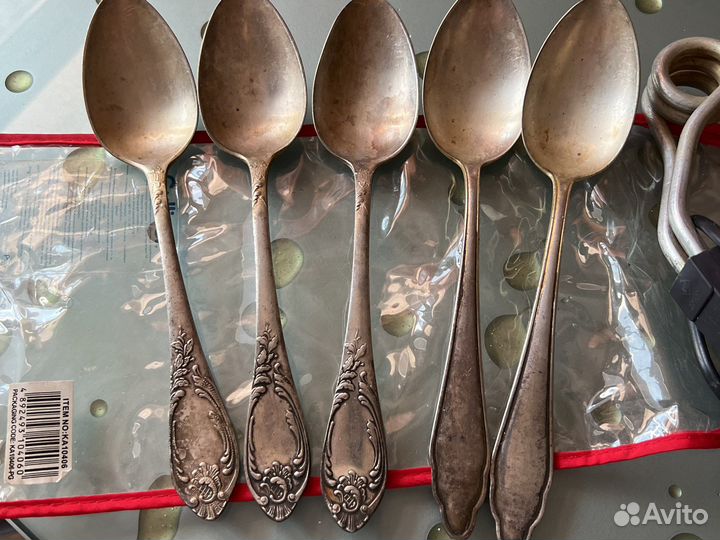 Ложки столовые мельхиор СССР