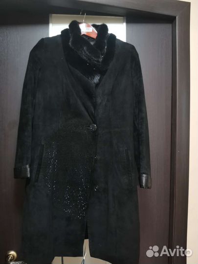 Плащ натуральная замша