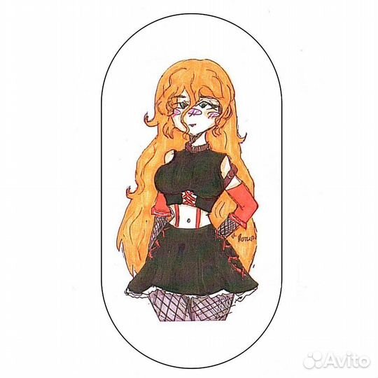 Авторские рисованые наклейки. Уникальные стикеры