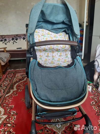 Коляска 2 в 1+ матрас