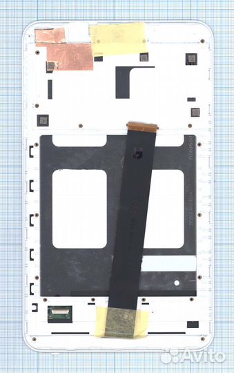 Дисплей Asus MeMo Pad 8 ME181 ME181C белый+рамка