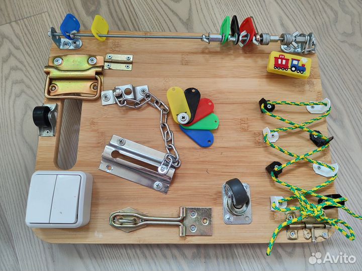 Развивающие интерактивные деревянные игрушки