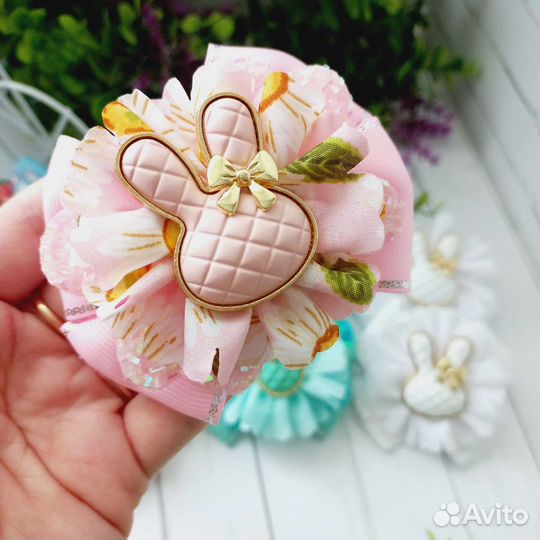 Бантики с зайчиками