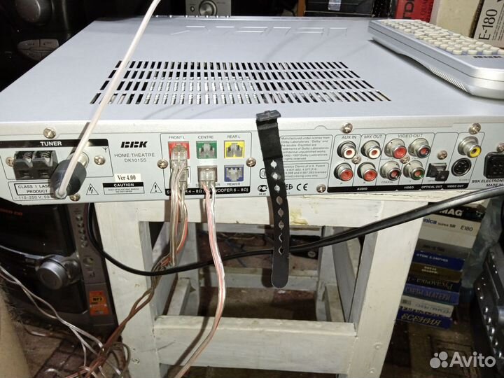 Домашний кинотеатр BBK 2.1, 5.1. 350вт без колонок