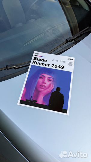 Постер с фильмом - Бегущий по лезвию 2049