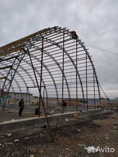 Фермы металлические для ангара 15м15000 мм