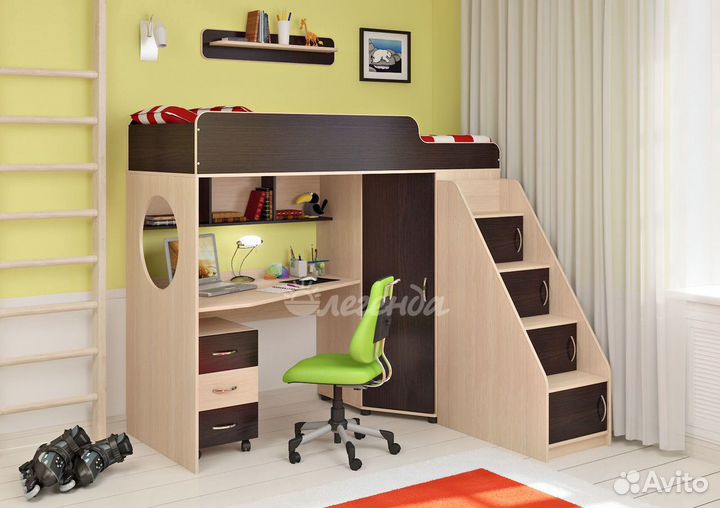 Кровать чердак