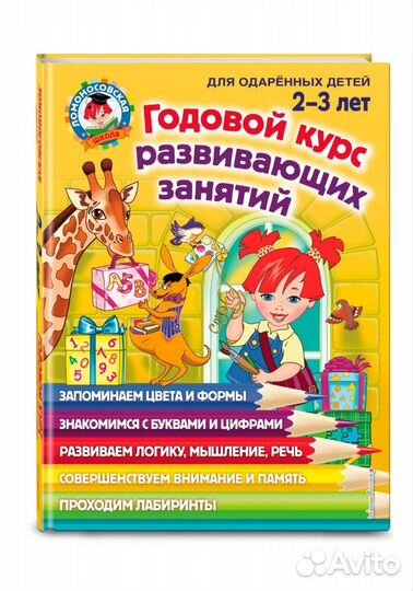 Годовой курс развивающих занятий 2-3 года