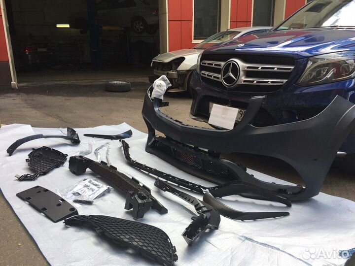 Бампер AMG 63 Mercedes GLS 166