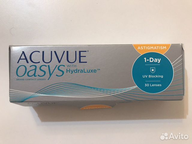 Линзы acuvue oasys 1 day for astigmatism