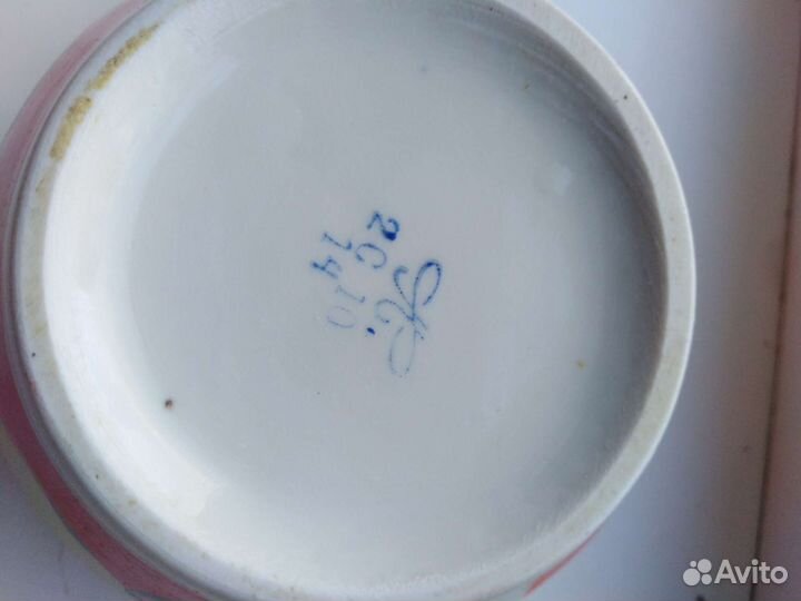 Чайник +сахарница. Золотое яблоко. пфз, СССР