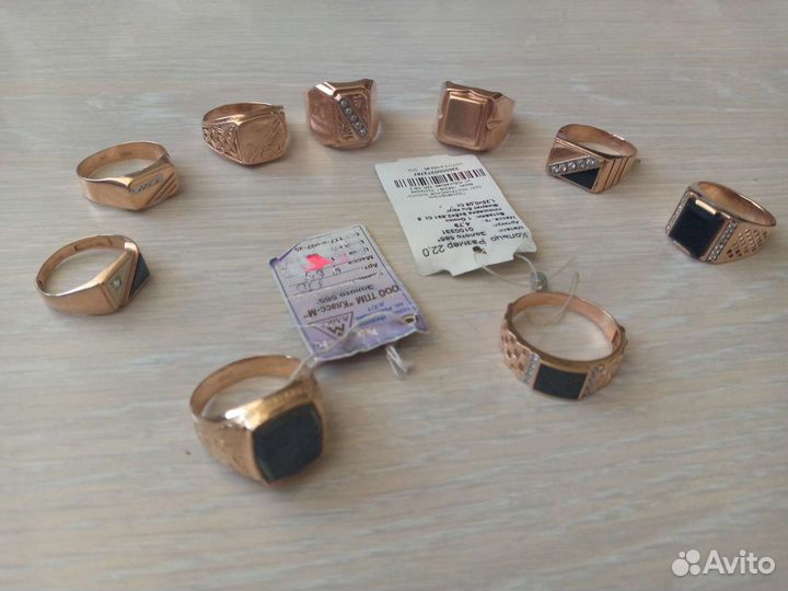 Золотые печатки, 585 пробы