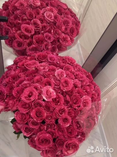 Цветы букеты 101 роза