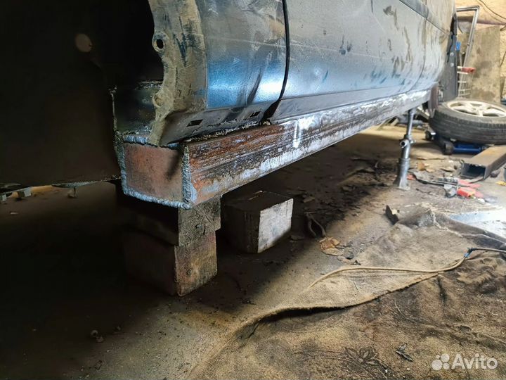 Замена порогов из профильной трубы