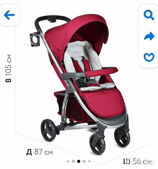 Прогулочная коляска бу babyton