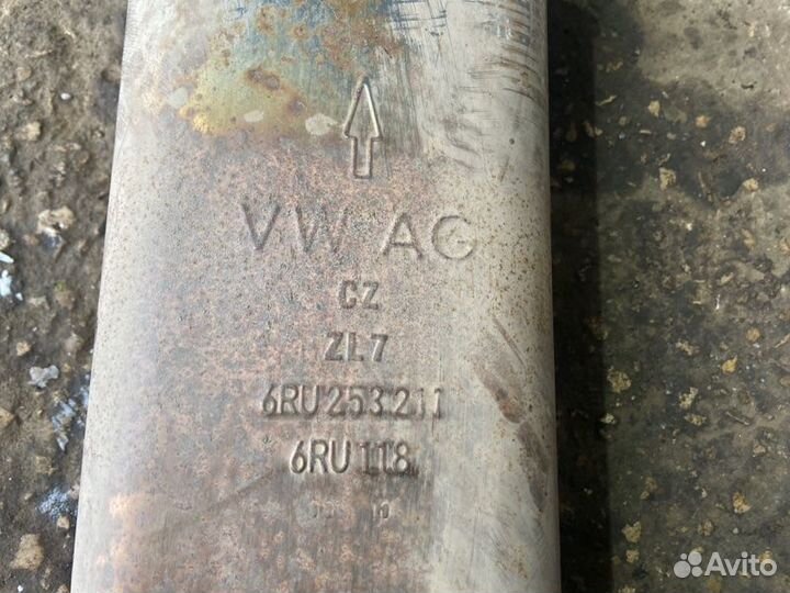 Глушитель Volkswagen Polo 5 2011