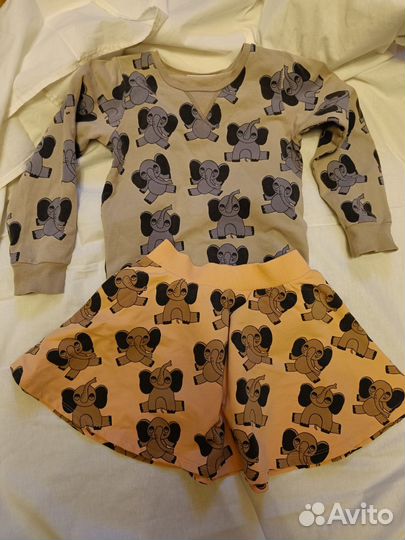 Толстовка и юбка Mini rodini 104 110