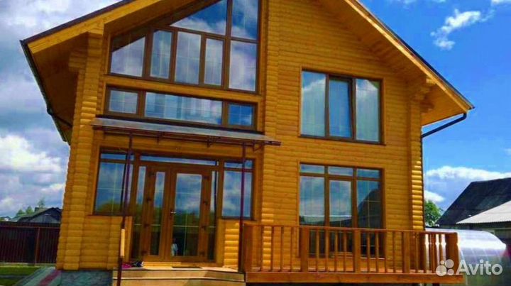 Пластиковые окна. остекление домов