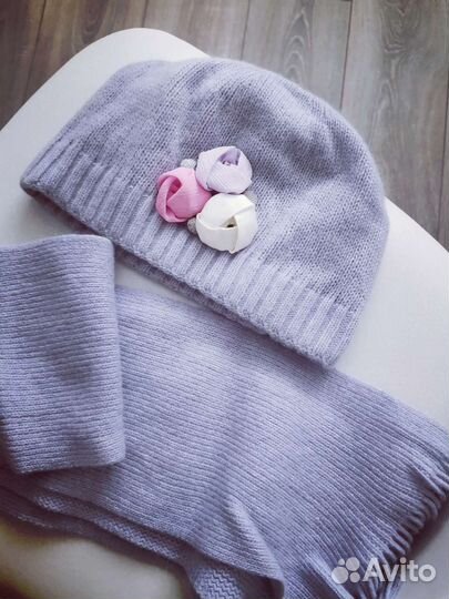 Комплект шапка, шарф