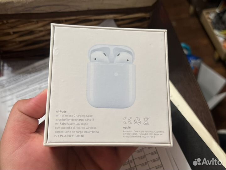 Беспроводные наушники apple airpods 2
