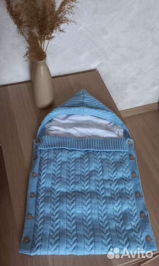 Конверт на выписку вязаный