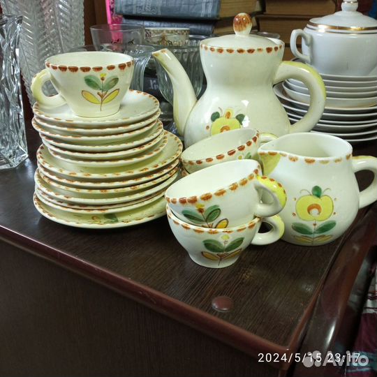 Кофейный сервиз керамика СССР